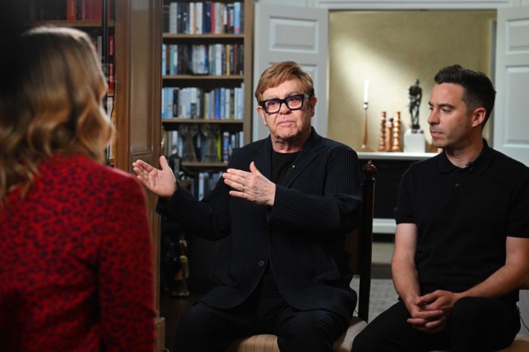 Elton John blasted the government's new data bill. (Image: Jeff Overs/PA Wire)