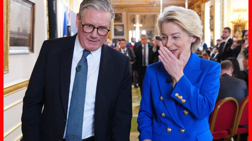 Keir Starmer and Ursula von der Leyen
