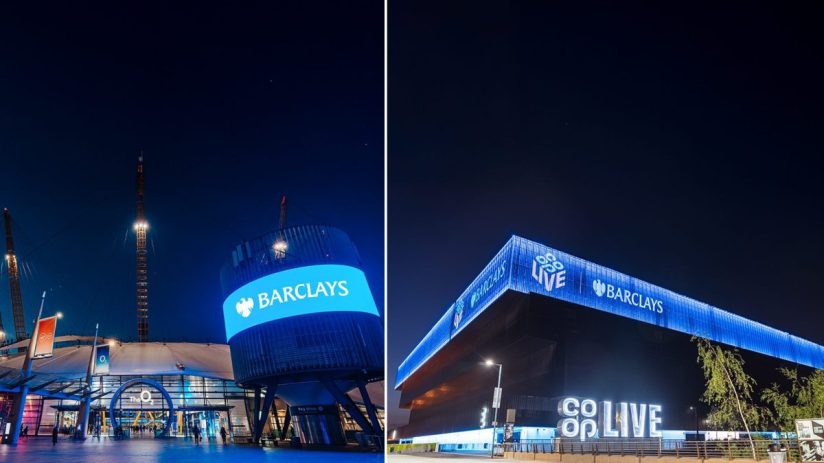 Banking giant Barclays this morning announced an expansion to their sponsorship portfolio, agreeing deals with the O2 Arena and Co-op Live.
