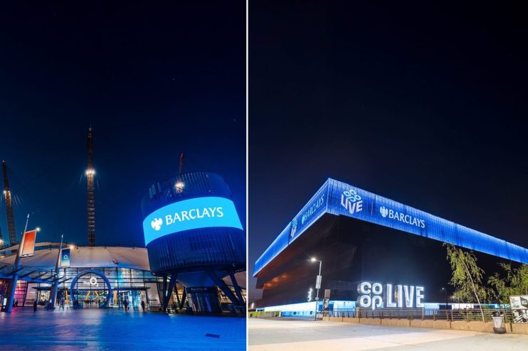 Banking giant Barclays this morning announced an expansion to their sponsorship portfolio, agreeing deals with the O2 Arena and Co-op Live.