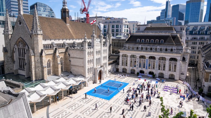The London Sports Festival creates playing opportunities at iconic locations such as the Guildhall