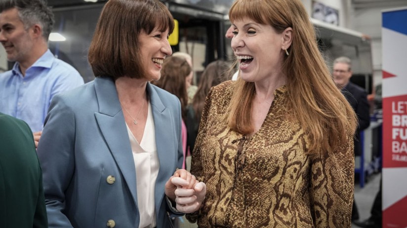 Rachel Reeves and Angela Rayner were among senior Labour leaders to meet in Wolverhampton in May last year before taking power in the General Election. (Photo by Christopher Furlong/Getty Images)