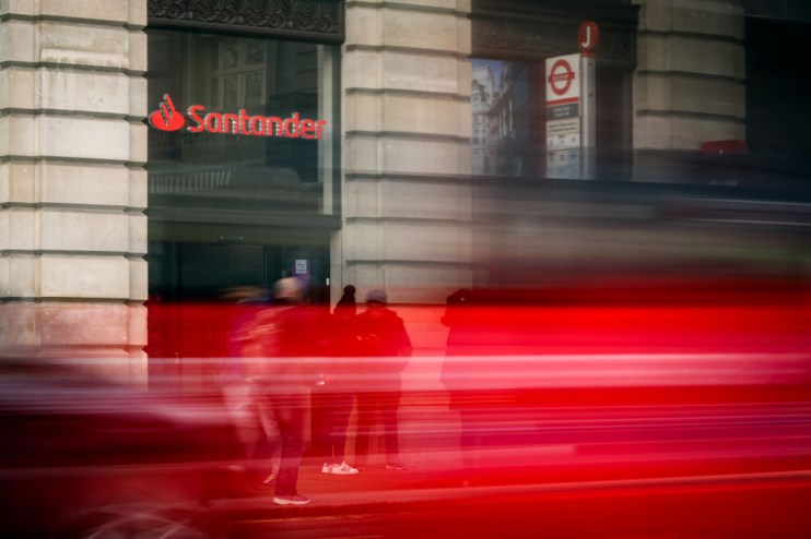 Santander rebuffed the reported &pound;11bn offer from Natwest (Photo by Leon Neal/Getty Images)
