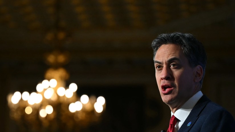 Energy Secretary Ed Miliband's