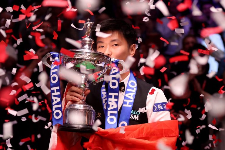 Zhao Xintong's World Snooker Championship win has been tipped to create a boom in China