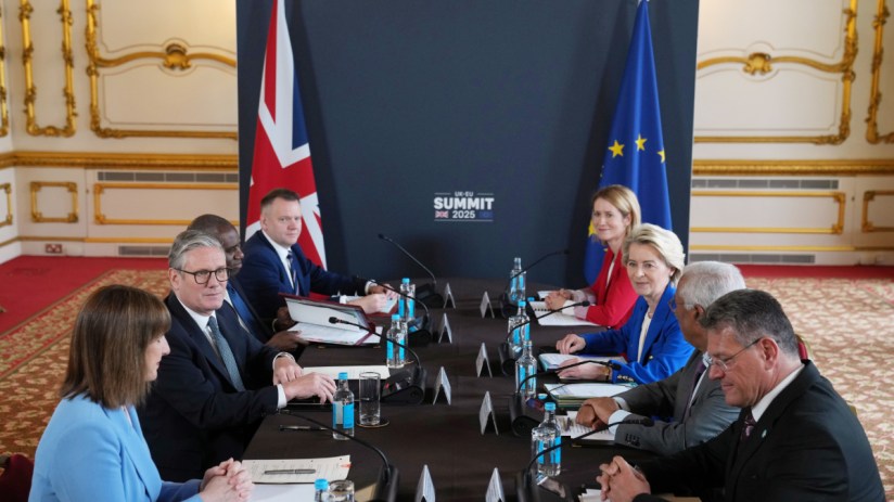 Prime Minister Keir Starmer Hosts UK-EU Summit In London.