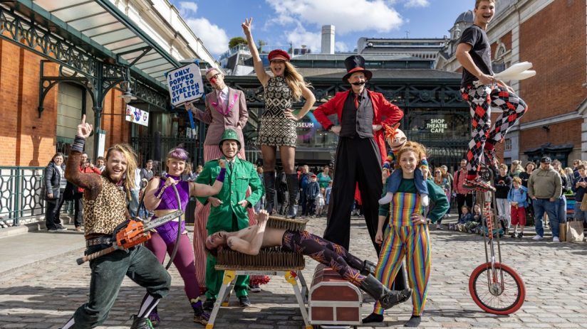 Performers gathered in Covent Garden over the weekend to celebrate 50 years of self-regulated street performance on the cobbles (Photo credit: David Bennett)