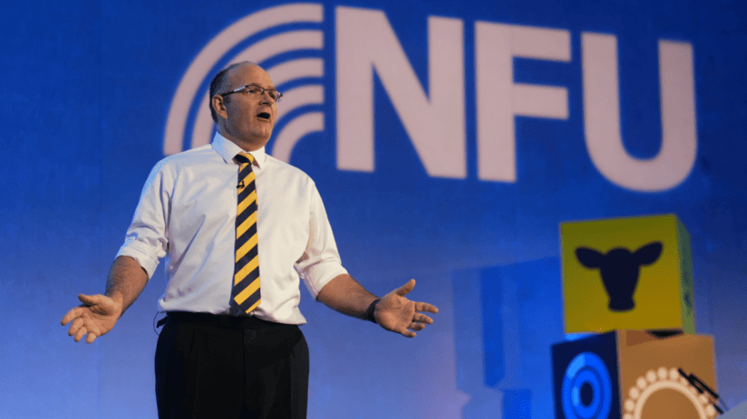 Tom Bradshaw, president of the National Farmers' Union (Photo by Jordan Pettitt/PA Wire)