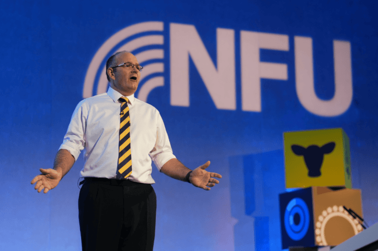 Tom Bradshaw, president of the National Farmers' Union (Photo by Jordan Pettitt/PA Wire)