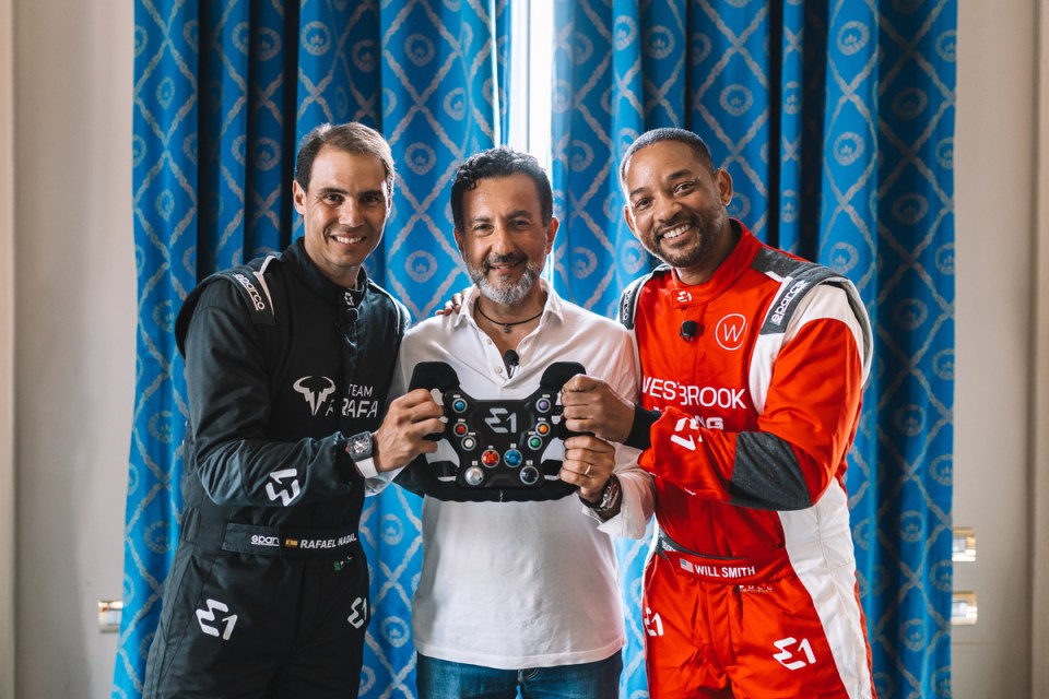 E1 features celebrity team owners such as Rafael Nadal (left) and Will Smith (right) (Image: Francois Asal / Spacesuit Media)