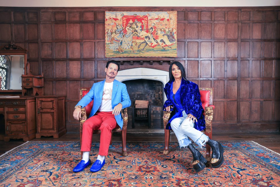 non-doms stephen and ann mulholland pictured in their castle