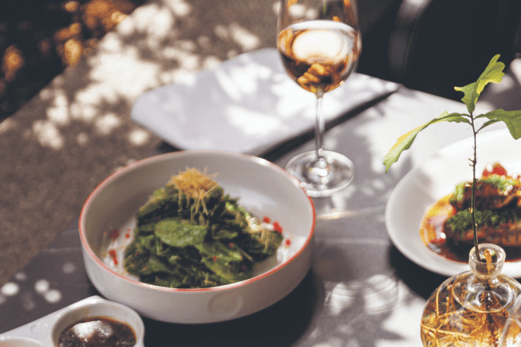 The outdoor terrace at the Nobu hotel in Portman Square has a new menu for spring