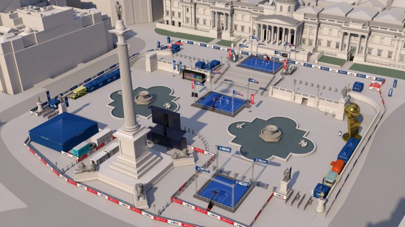 London landmark Trafalgar Square will host an NBA basketball final this summer as the capital gets set to welcome the American sporting behemoth.