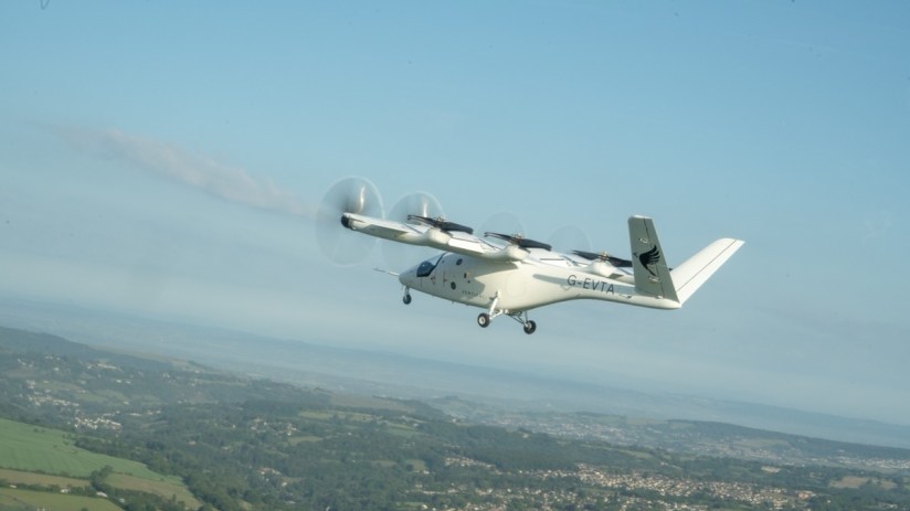 Vertical Aerospace's prototype soared over the Cotswolds last week, before landing like a conventional aircraft at a nearby airport.