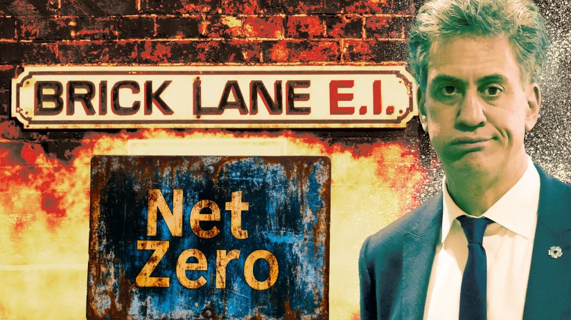 Net zero Ed Miliband has repeatedly defended policies to reduce Britain's reliance on gas and other fossil fuels.