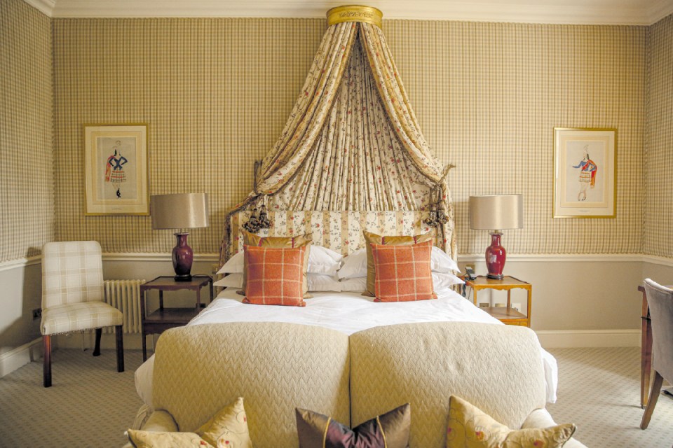 Rooms at The Vineyard are suitably luxurious