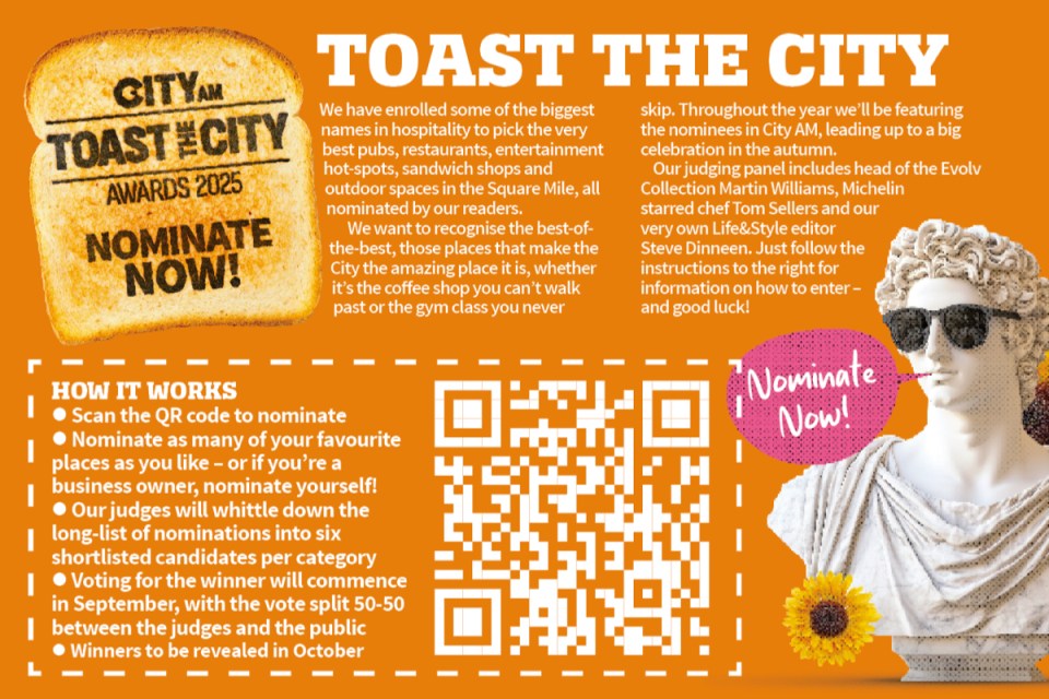 Toast the City flyer