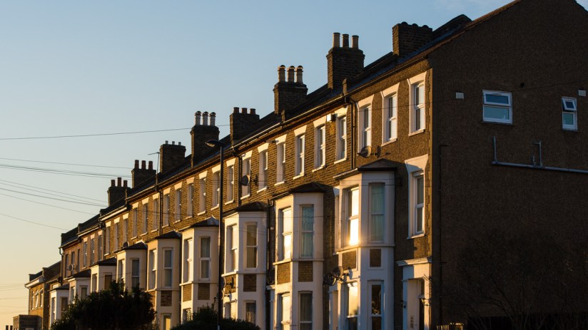 Terraced residential houses in south east London. Credit: Dominic Lipinski/PA Wire