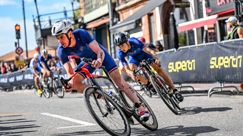 Jonny Brownlee competes and co-owns a team in Supertri