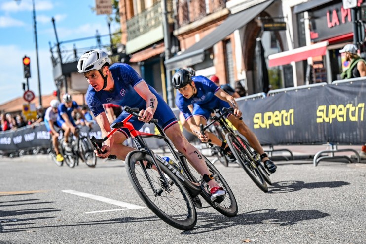 Jonny Brownlee competes and co-owns a team in Supertri
