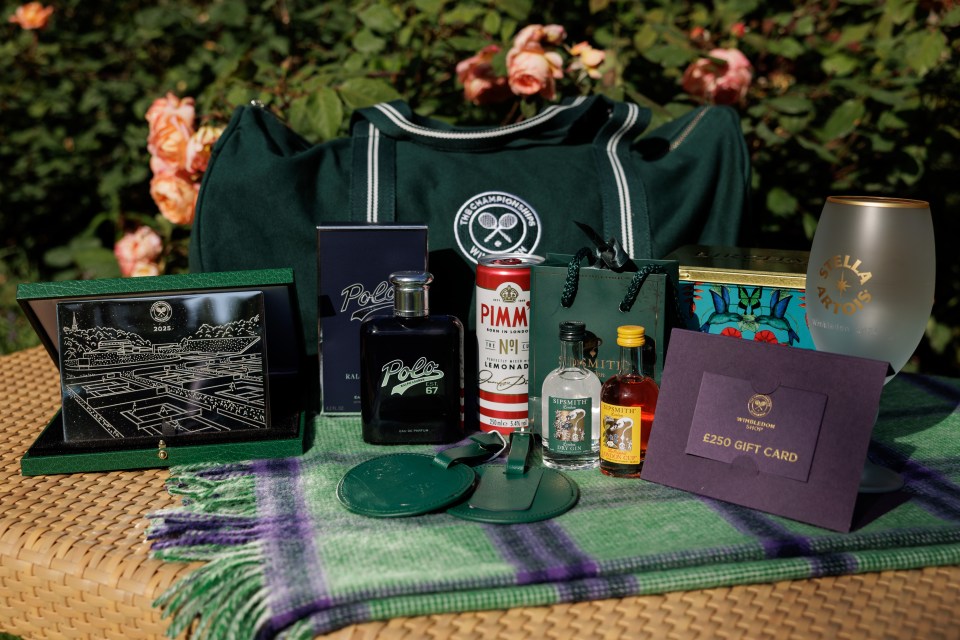 All players at Wimbledon receive a range of gifts that includes a £250 voucher for the official stores