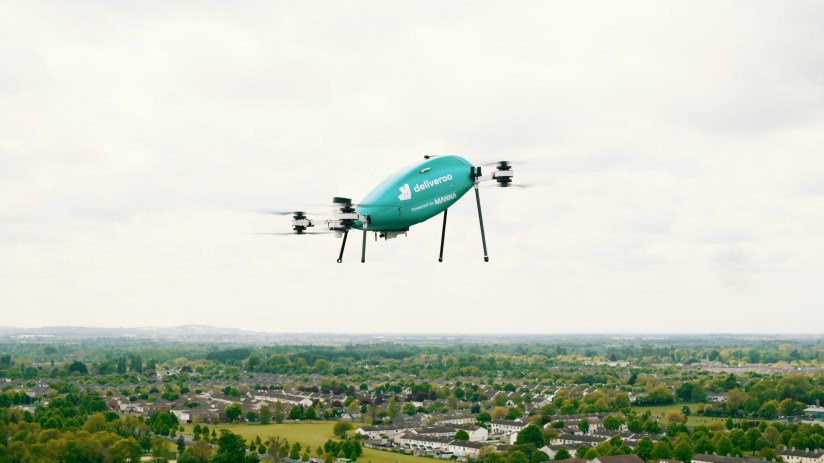 The first test flights will be carried out in Blanchardstown, Dublin. Photo credit: Deliveroo