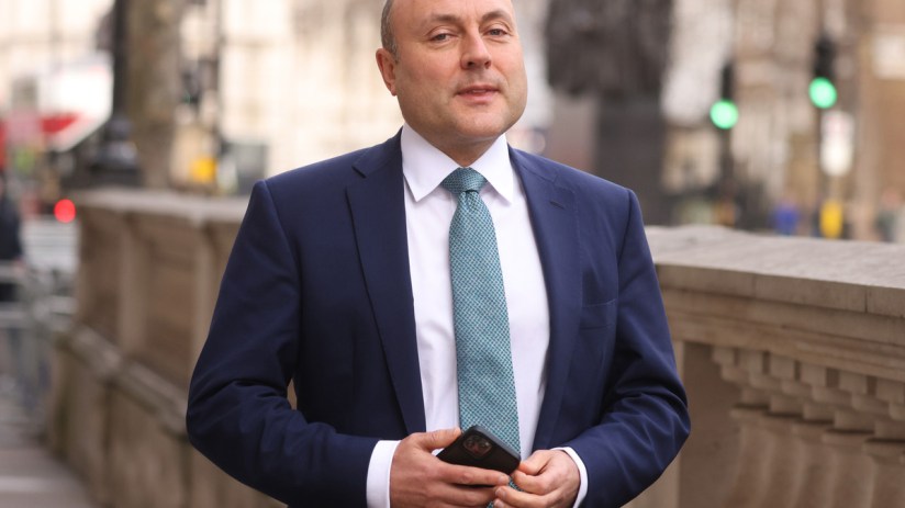 Shadow business secretary Andrew Griffith has said he would make it easier for small businesses to open bank accounts. (Photo by Dan Kitwood/Getty Images)