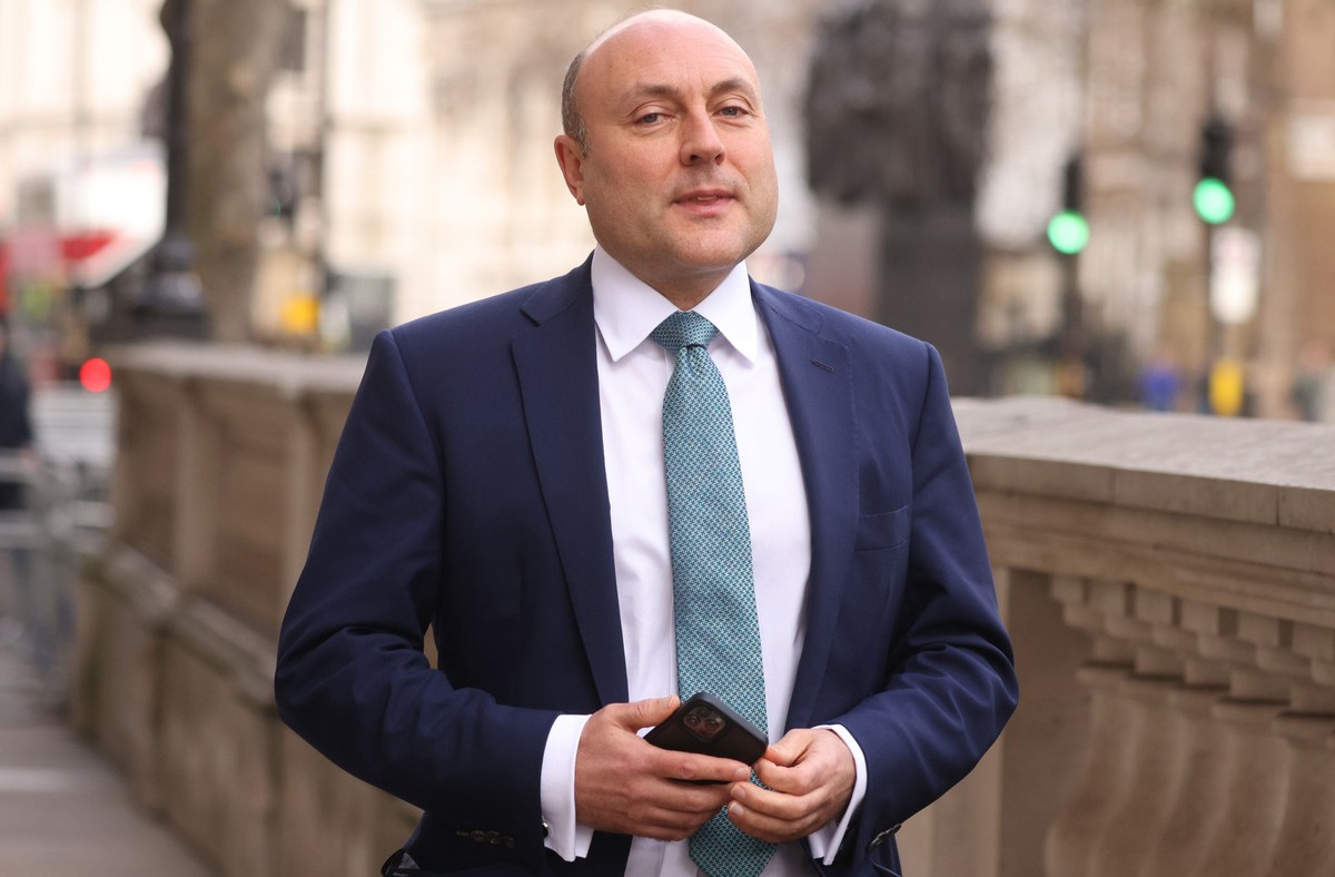 Shadow business secretary Andrew Griffith has said he would make it easier for small businesses to open bank accounts. (Photo by Dan Kitwood/Getty Images)