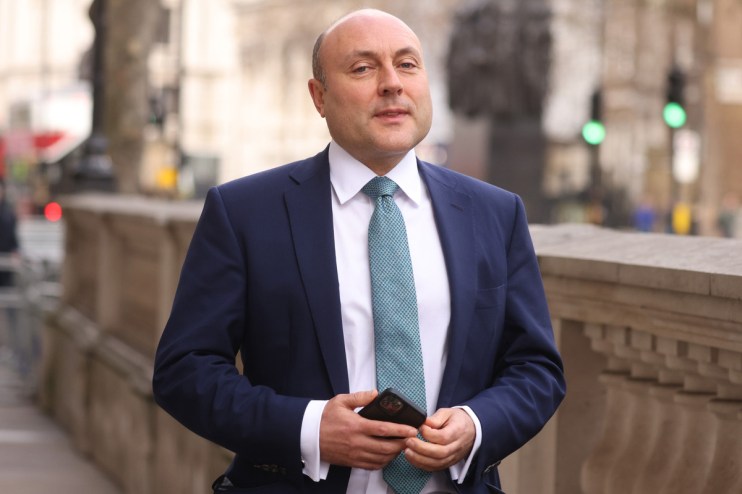 Shadow business secretary Andrew Griffith has said he would make it easier for small businesses to open bank accounts. (Photo by Dan Kitwood/Getty Images)