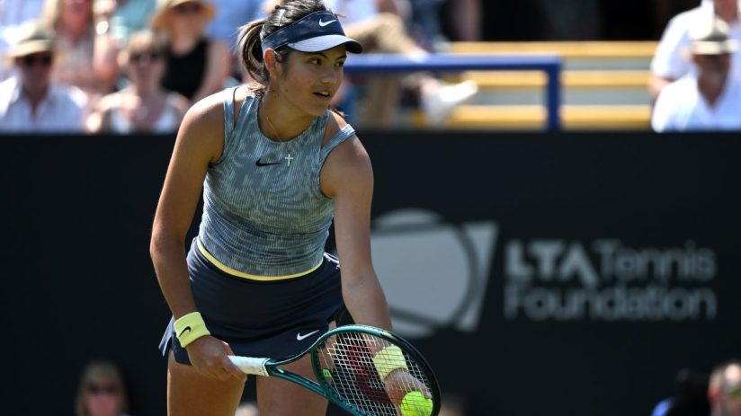 Emma Raducanu is due to play the HSBC Championships at Queen's Club next week