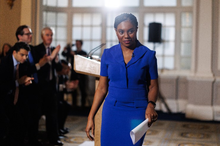 Kemi Badenoch has blasted Labour's tax 'doom loop'