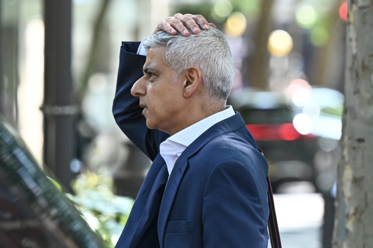 London Mayor Sadiq Khan