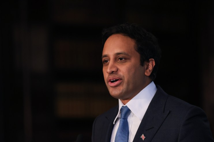 Zia Yusuf, chairman of Reform UK, during a news conference in London, UK, on Tuesday, May 27, 2025.