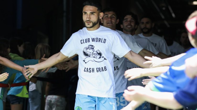 Seattle Sounders players protested against MLS chiefs' Club World Cup prize money allocation