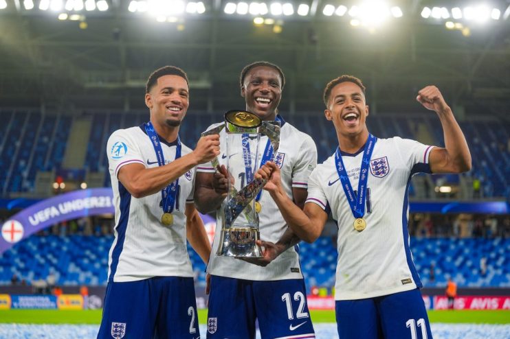 England&rsquo;s U-21 European Championship triumph against Germany was watched by a peak 3.7m on Saturday evening.