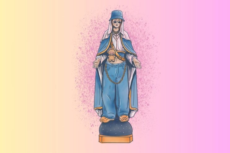 Gen Z Mother Mary. There has been an uptick in church attendance among younger people in Britain