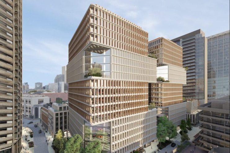 The proposed 1 Silk street development. Credit: Skidmore, Owings & Merrill (SOM).