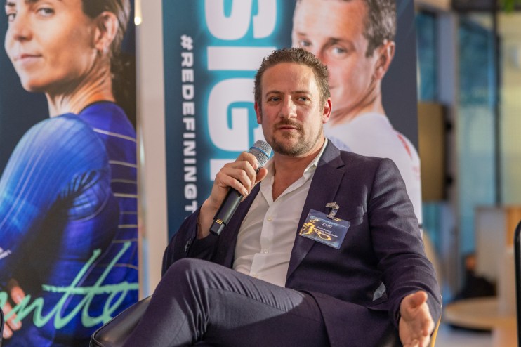 Sam Renouf traded triathlon for business but now run the PTO, whihc is helping to further professionalise the sport