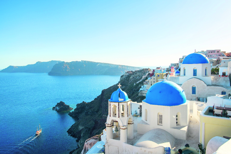 Adam Hay-Nicholls went to Santorini, where there is an overtourism problem