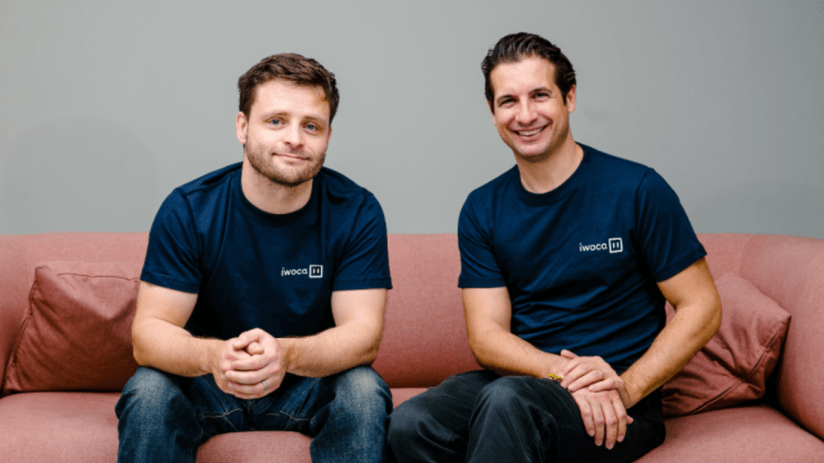 Christoph Rieche (right) and James Dear (left) co-founded Iwoca in 2011.