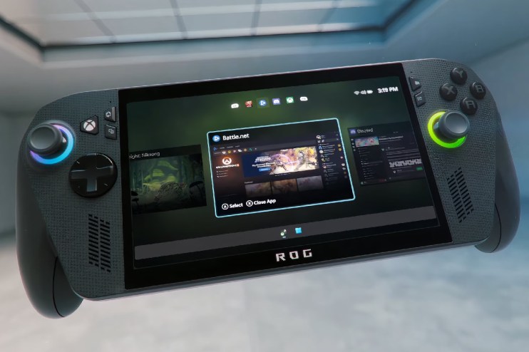 New Xbox Ally handheld consoles showcased, featuring ROG Ally and Ally X, enhancing Game Pass portability and competition.
