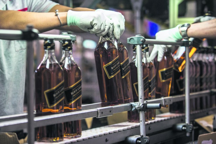 As well as Guinness, Diageo also owns Johnnie Walker, the world's best-selling Scotch Whisky