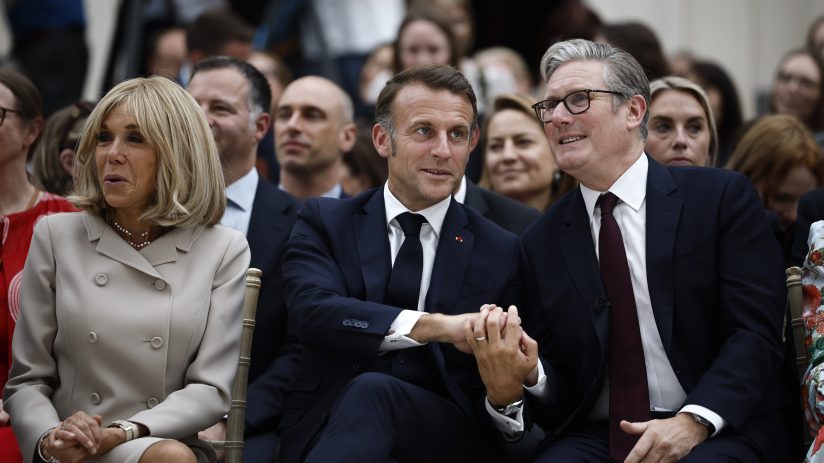Starmer and Macron have agreed to co-operate more closely on nuclear deterrents. Benjamin Cremel/PA Wire