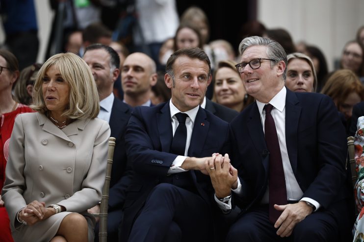 Starmer and Macron have agreed to co-operate more closely on nuclear deterrents. Benjamin Cremel/PA Wire