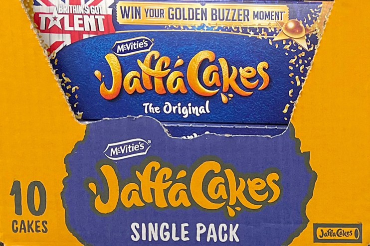 Jaffa Cakes are made in Stockport. (Photo by Christopher Furlong/Getty Images)