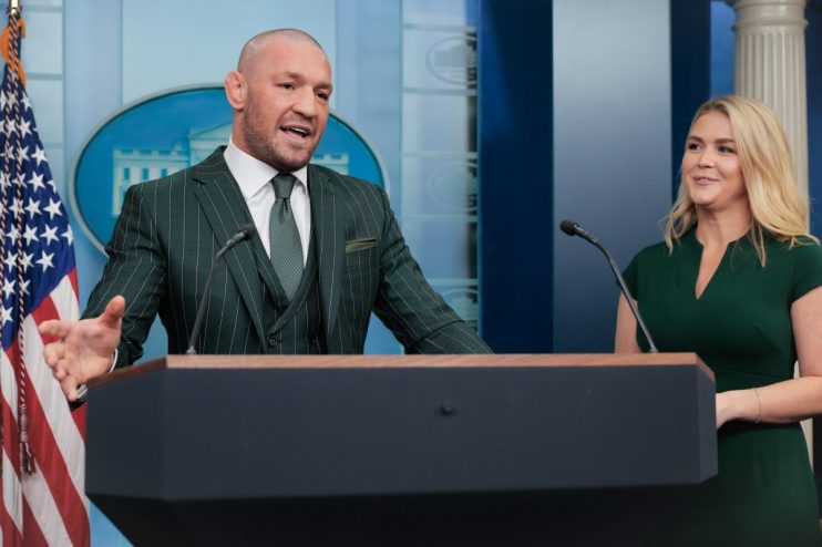 Controversial former UFC fighter Conor McGregor could return to the octagon on Donald Trump&rsquo;s White House card.