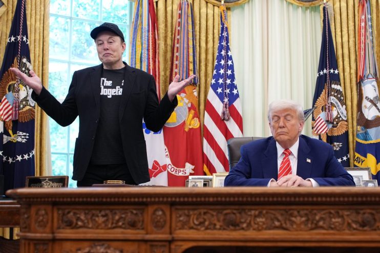 Elon Musk was handed nearly $30bn in Tesla shares after he threatened to walk away from the company