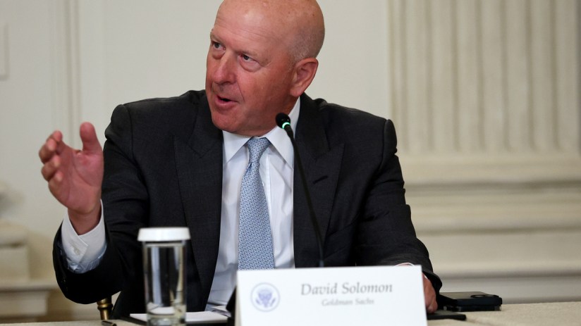 David Solomon, Goldman Sachs chief executive and chairman (Photo by: Win McNamee/Getty Images)