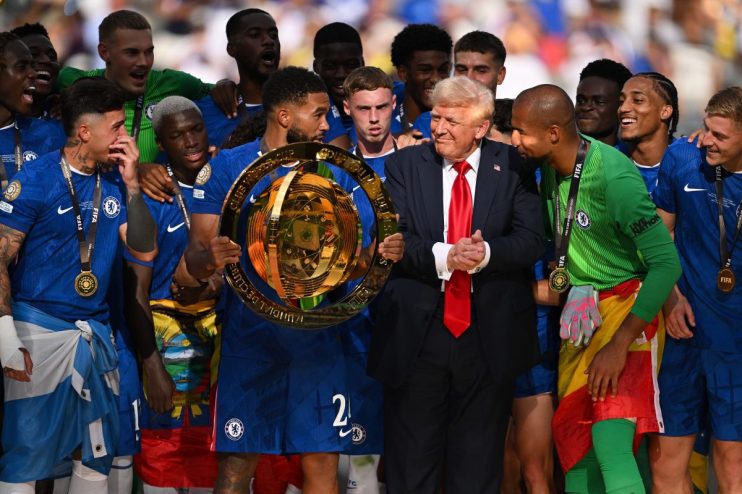 President Donald Trump has suggested Chelsea will not receive the original Club World Cup trophy after winning the tournament in New Jersey on Sunday.