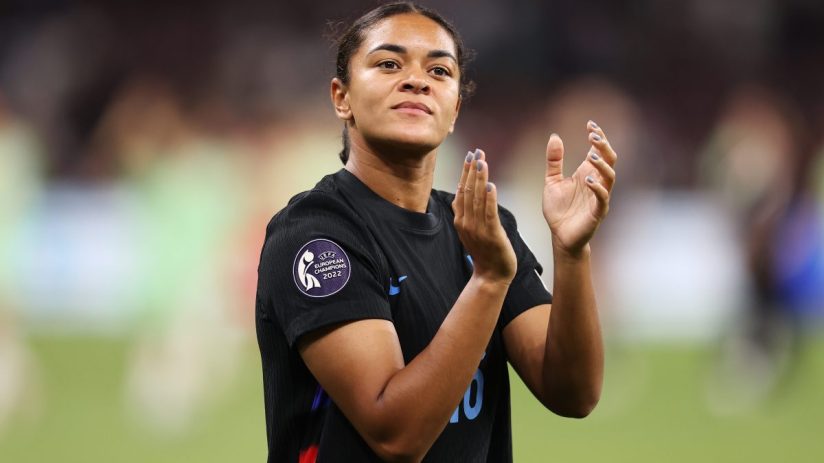 Lioness Jess Carter suffered online abuse during the Women's Euros